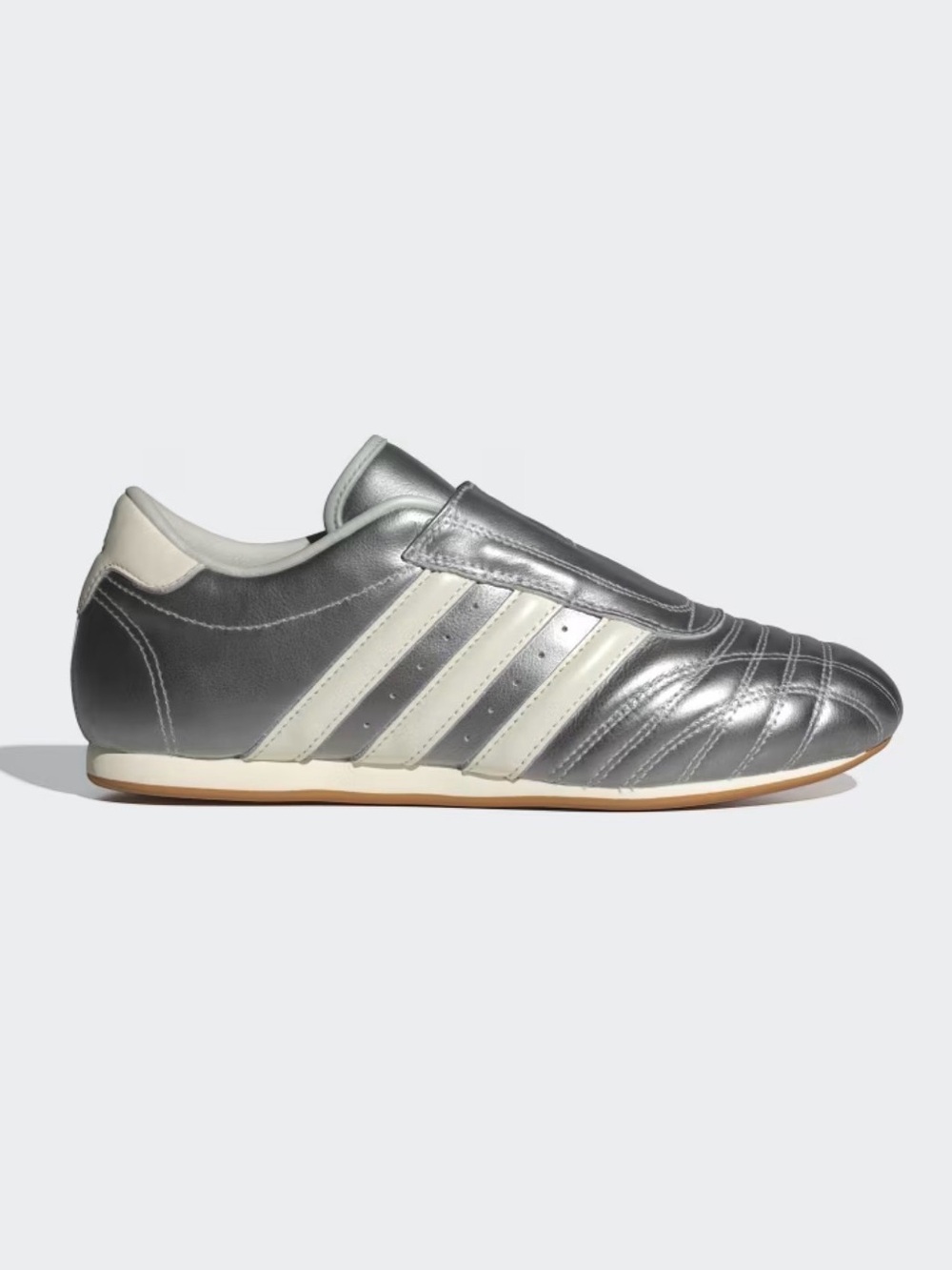 Adidas taekwondo metallic silver women’s sneakers New 9